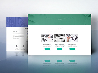 Material Landing Pages