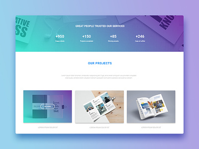 Landing page for creative agency creative design landing page video
