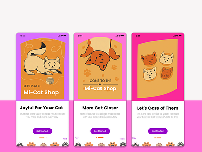 Onboarding Mi-Cat Shop Apps