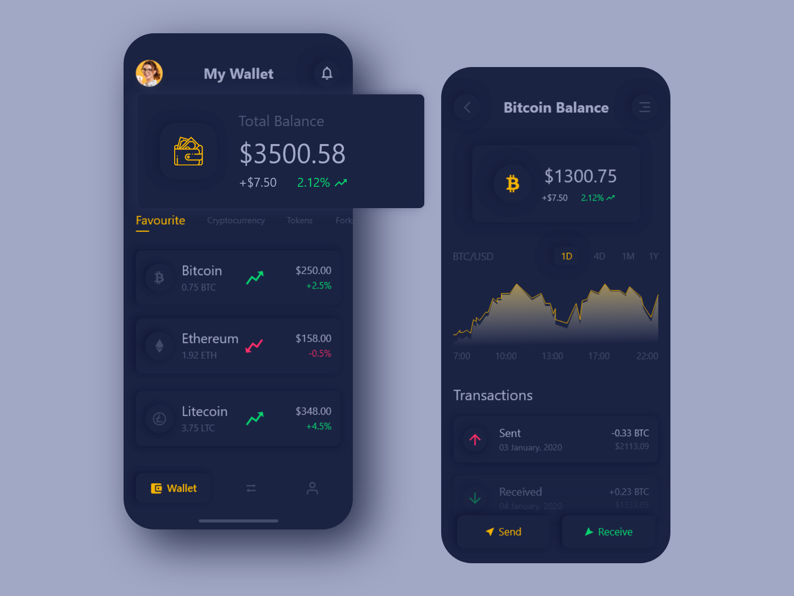 cryptocurrency wallet app ios