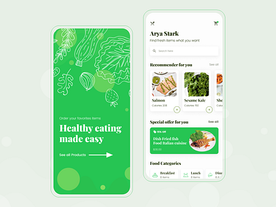 Nutrition Food Store Mobile App