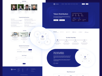 Bitcoin Crypto Currency Landing Page