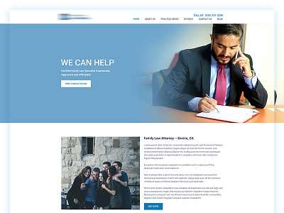 Freebies Law Firm Website Home Page