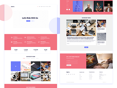 Agency Landing Page