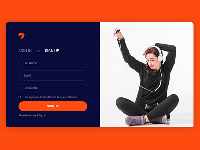 Sign Up Page DUI #001 experience interface login registration sign simplicity special ui up usability user ux
