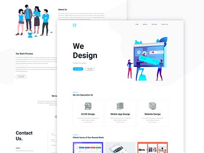 Team Landing Page