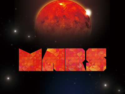 Mars logo mars space