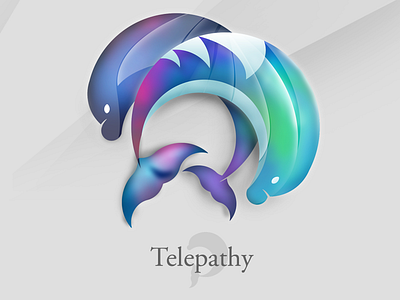 Telepathy android app dolphin glossy gradation