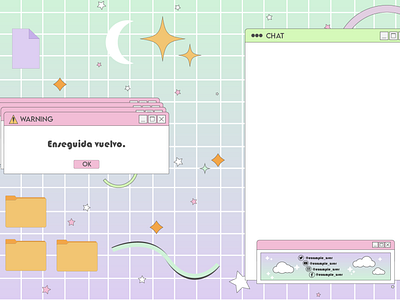 Vaporwave Pastel Overlay, I'll be right back. design graphic design illustration vaporwave