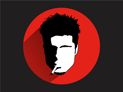 Tyler Durden durden flat illustration tyler