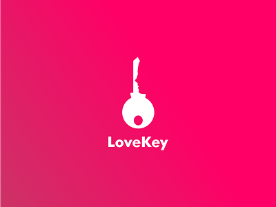 Lovekey design key logo love valentines