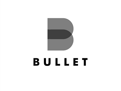 Bullet Logo design flat logo vector