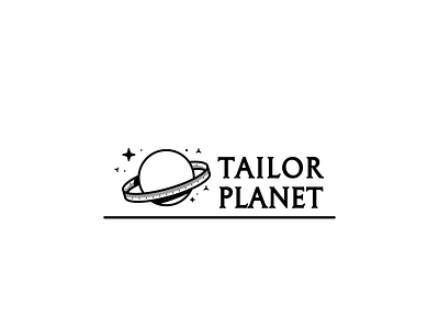 Tailor Planet branding design flat icon illustration logo vector