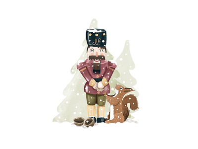 Nutcracker digital illustration illustration photoshop