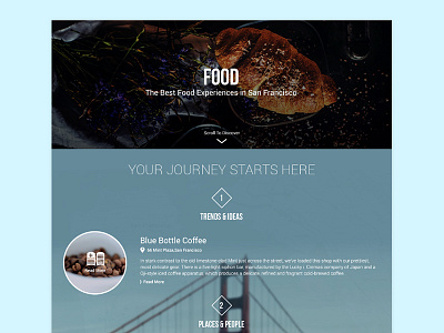 San Francisco Interactive clean discovery interactive map ui ux
