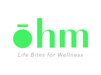 ōhm Branding branding clean design food healthy logo organic simple typography