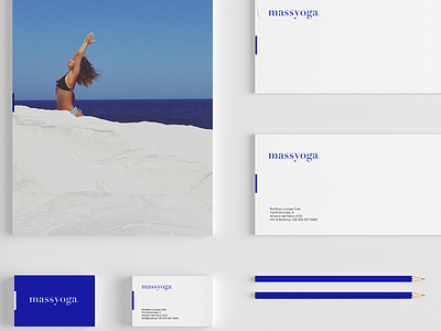 Massyoga branding businesscards logo yoga