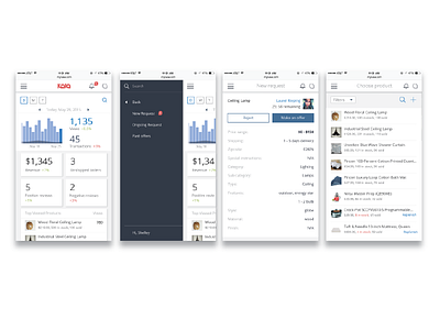 Kala Retailer Mobile App app design mobile