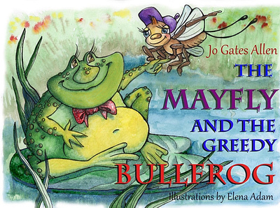 Butch the Bullfrog book book illustration childrens book illustation clipart design graphic design illustration