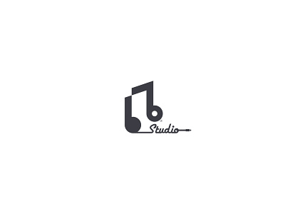BB Studio b logo brand icon logo minimal minimalist minimalist logo monogram music recording studio