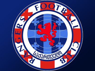 Rangers FC Logo For Fan-Page (Georgian Version)