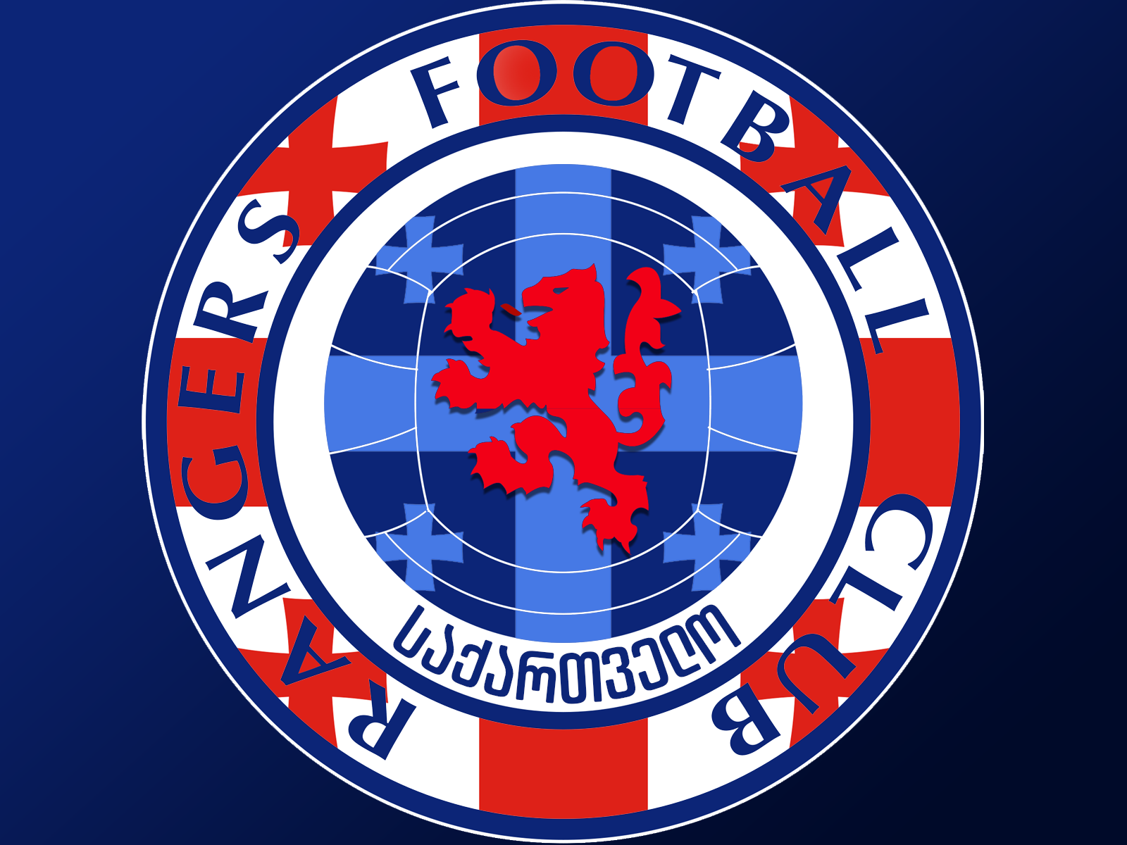 Rangers FC Logo For Fan-Page (Georgian Version) by Giorgi Kldiashvili on  Dribbble