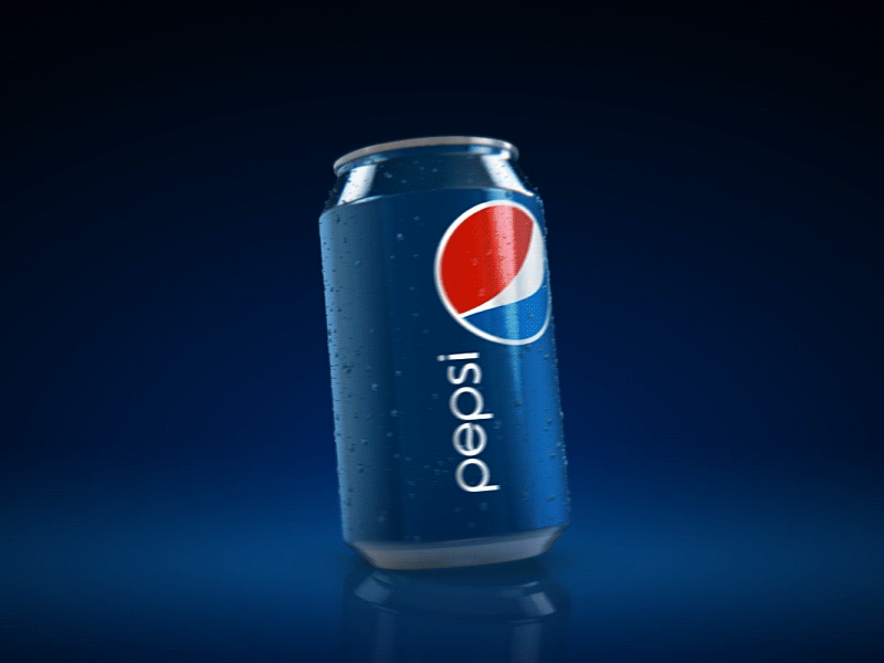 Pepsi 3d 3d max cg corona render gif