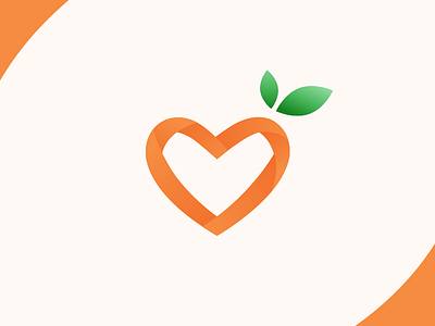 Vkus Zdorovya Logo brand branding design food delivery gradient health healthy heart identity illustration logo logotype