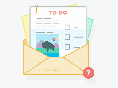 Daily Digests collaboration digest emails illustration notifications project management todos work