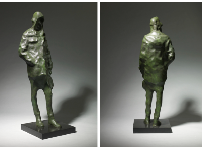Hoods - Bronze / slate bronze hoodie sculpture