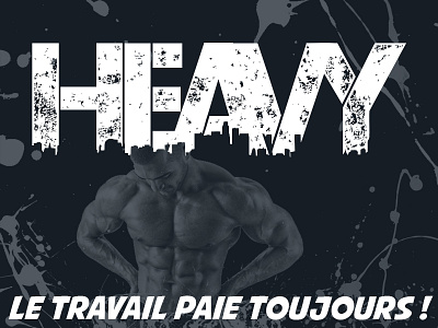 Dribbble Muscu fitness hard heavy strong weight work