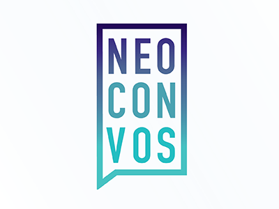 Neo Convos branding identity lean logo software speaking talks ux