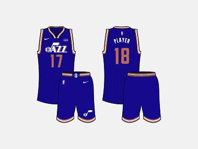 Jazz - Home basketball jazz jersey nba rebrand uniform utah