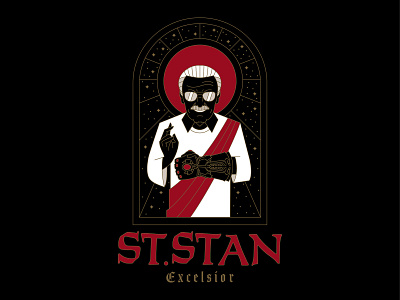 St. Stan avengers comic book hero infinity gauntlet lee legend marvel saint stan stan lee