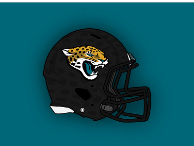 Jacksonville Jaguars Concept Helmet concept florida football football helmet helmet jacksonville jaguars nfl sports