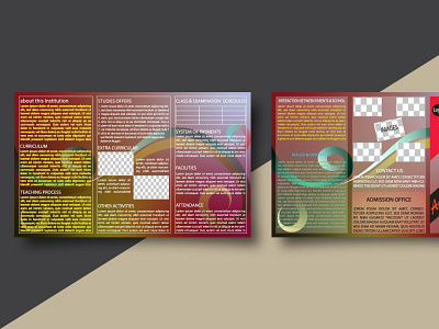 Brochure trifold Template