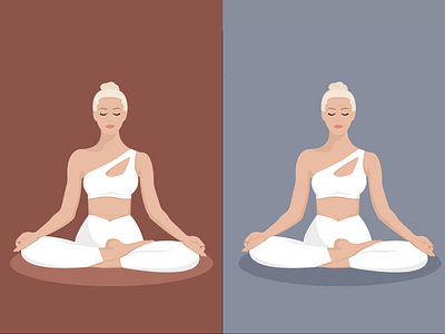 Yoga Faceless faceless graphic design illustration yoga