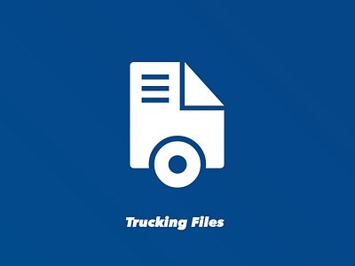 Trucking Files brand brand identity files identity logo logo design truck trucking files