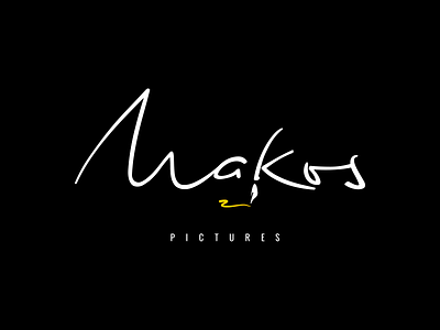 Makos Pictures brand brand identity film production identity logo logo design storytelling