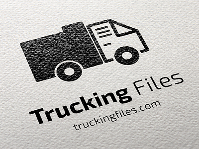 Trucking Files brand branding logo logo design