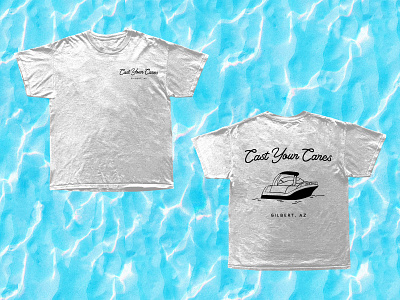 Cast Your Cares - Shirt Design brand branding clothing merch shirt tshirt