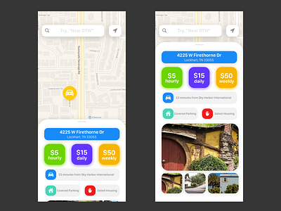Parking App app app design apple design ios map maps parking parking app ui uiux ux