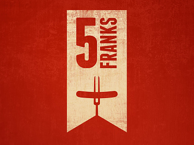5 Franks branding franks gourmet logo weiner