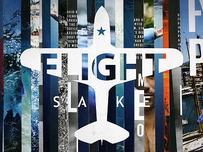 For Flight Sake - reverse collage flight logo paper reverse