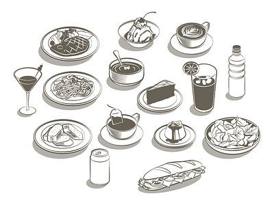 Menu Illustrations