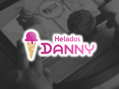 Creación de Logotipo Helados DANNY branding design graphic design identidad corporativa illustration l logo logotype