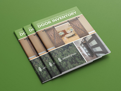 Woodgrain Door Inventory Catalog branding catalog graphic design