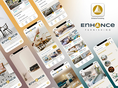 Enhance Furnishing - App Design ui