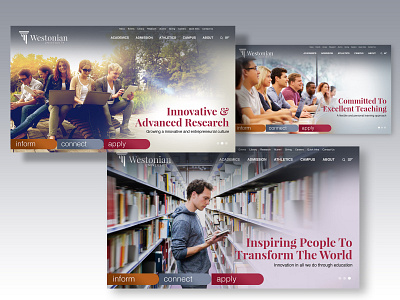 Westonian University - Responsive Online Portal