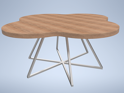 Table 3d 3dmodel autodesk inventor design